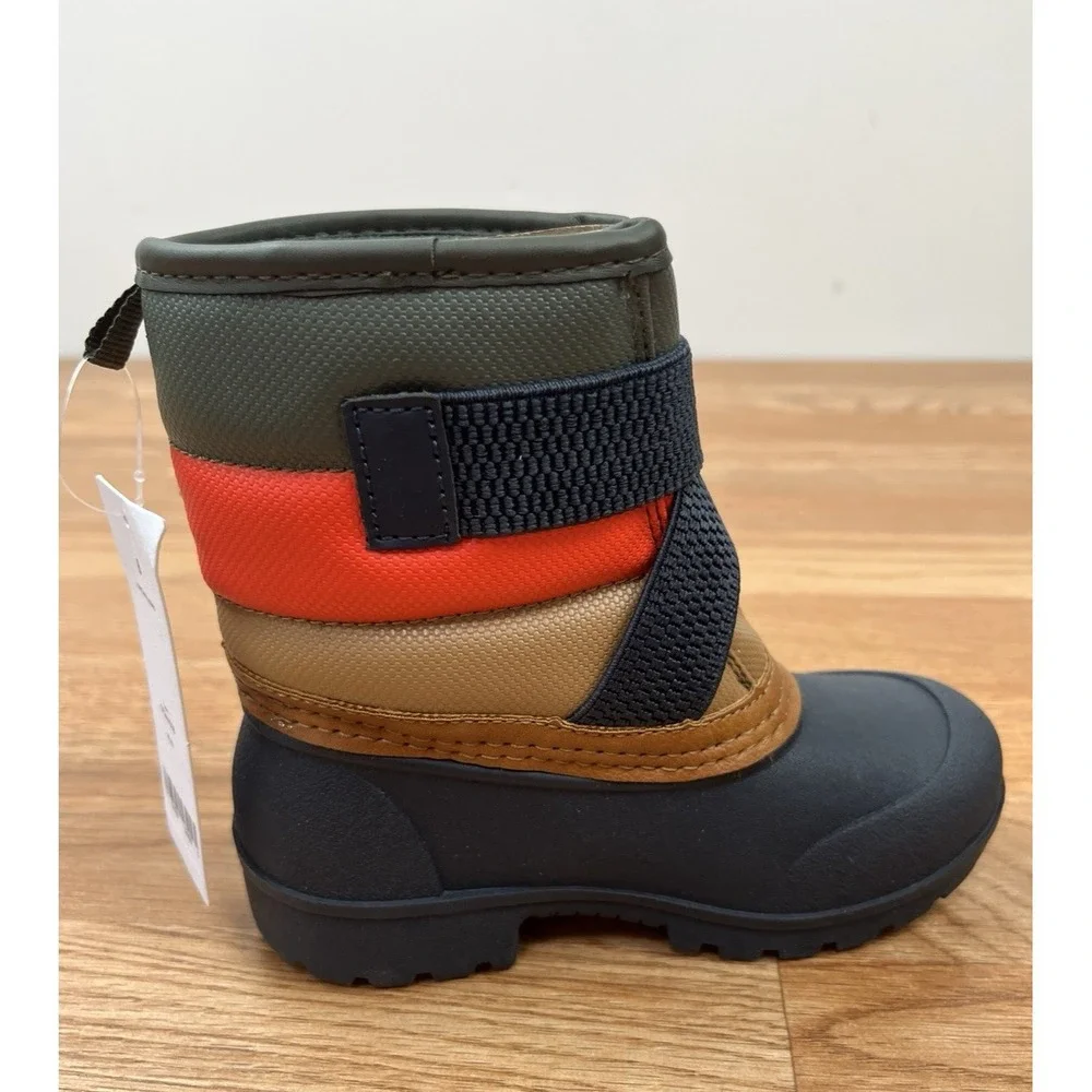 Carter's Lex Winter Snow Boots Toddler Boys Size 8 Water‎ Resistant NEW